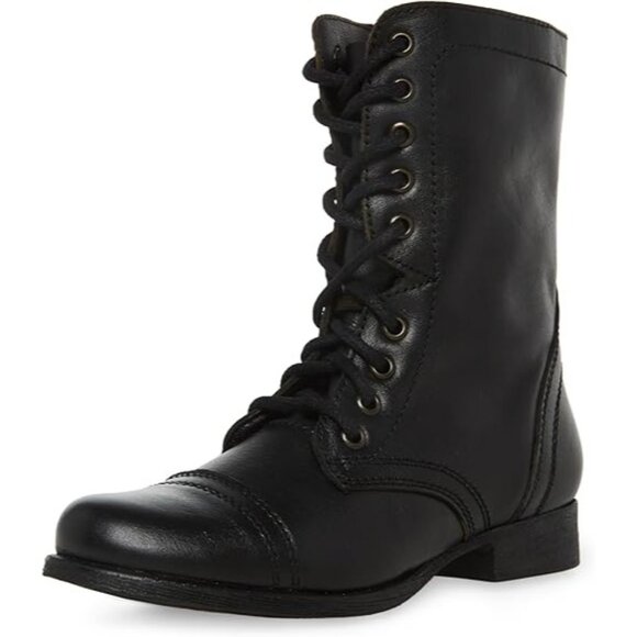Steve Madden Women's Troopa Lace-up Boots - Picture 1 of 6